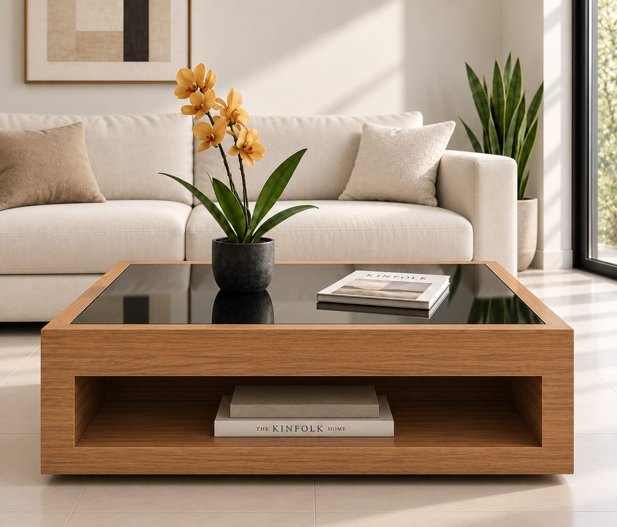 Mesa ratona Prisma, vista frontal